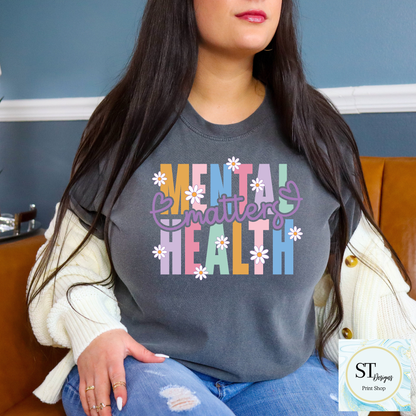 Mental Health Matters Daisy Graphic Tee