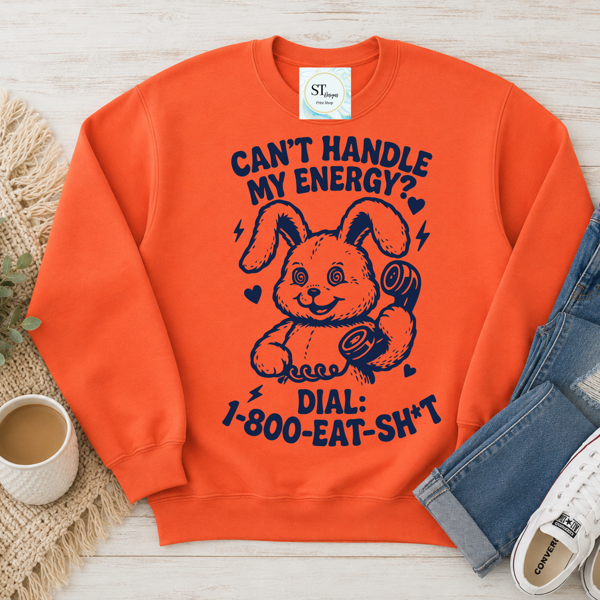 Dial 1-800-Eat-Sh*t Sarcastic Bunny