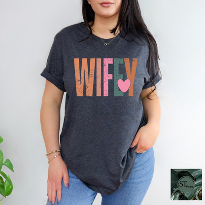 Wifey Colored Heart