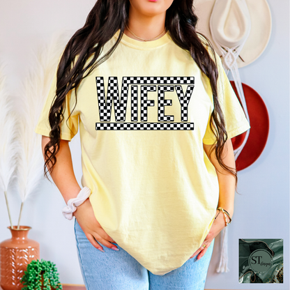 Wifey Checkered