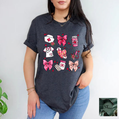 Nurse Collage Hearts and Bows