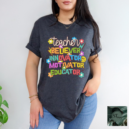 Teacher Believer Innovator Motivator Educator