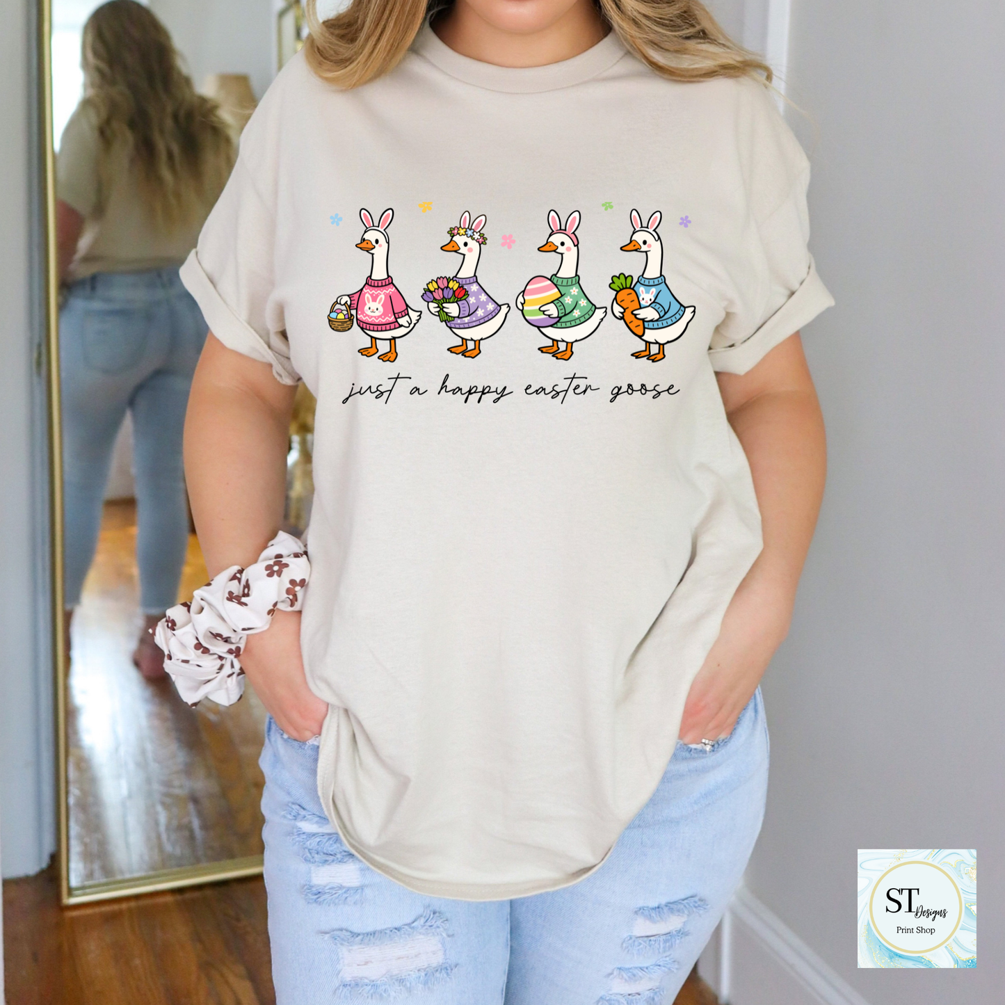 Just a Happy Easter Goose