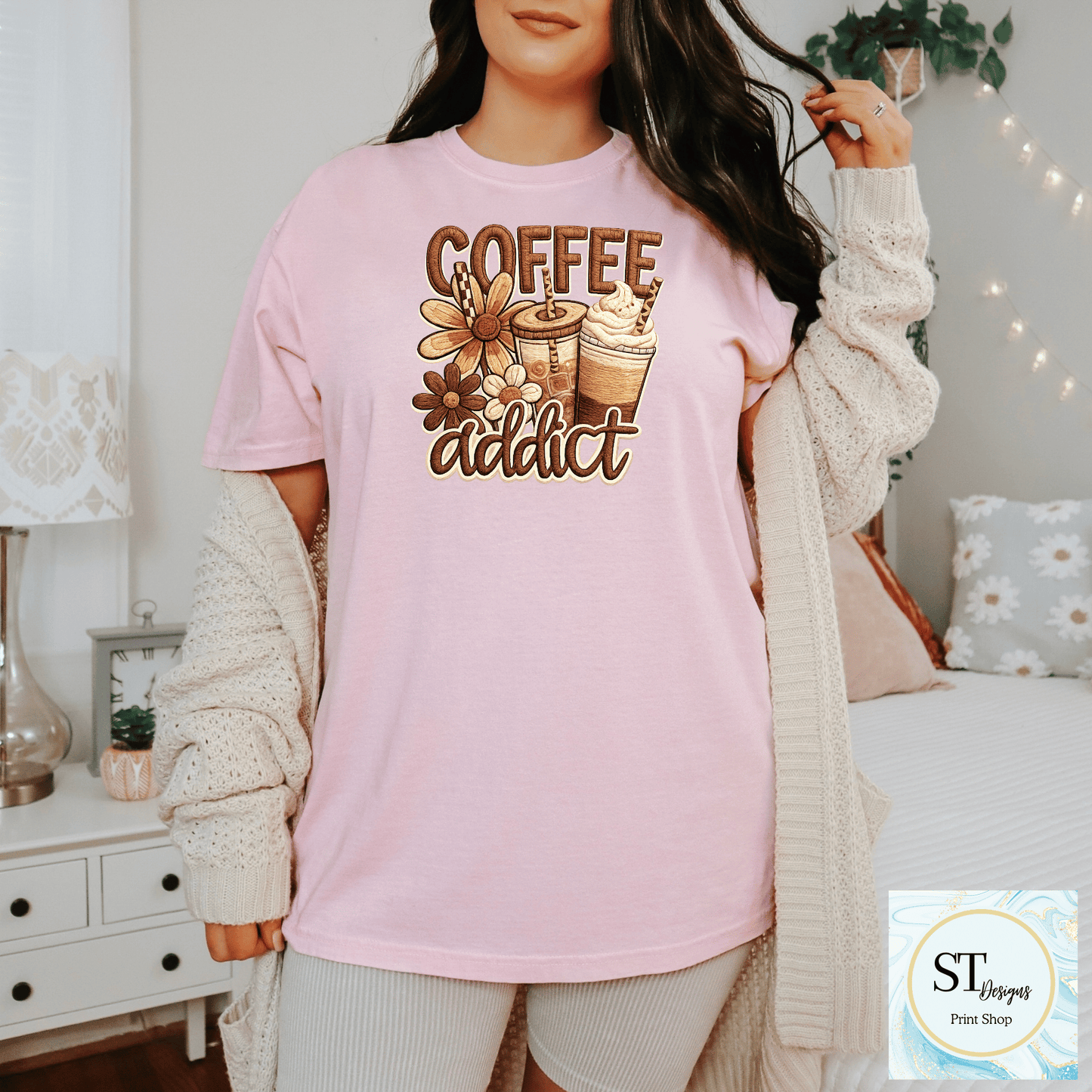 Floral Coffee Addict