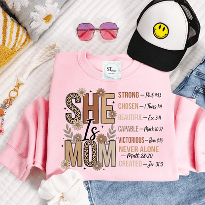 She Is Mom Faith Design