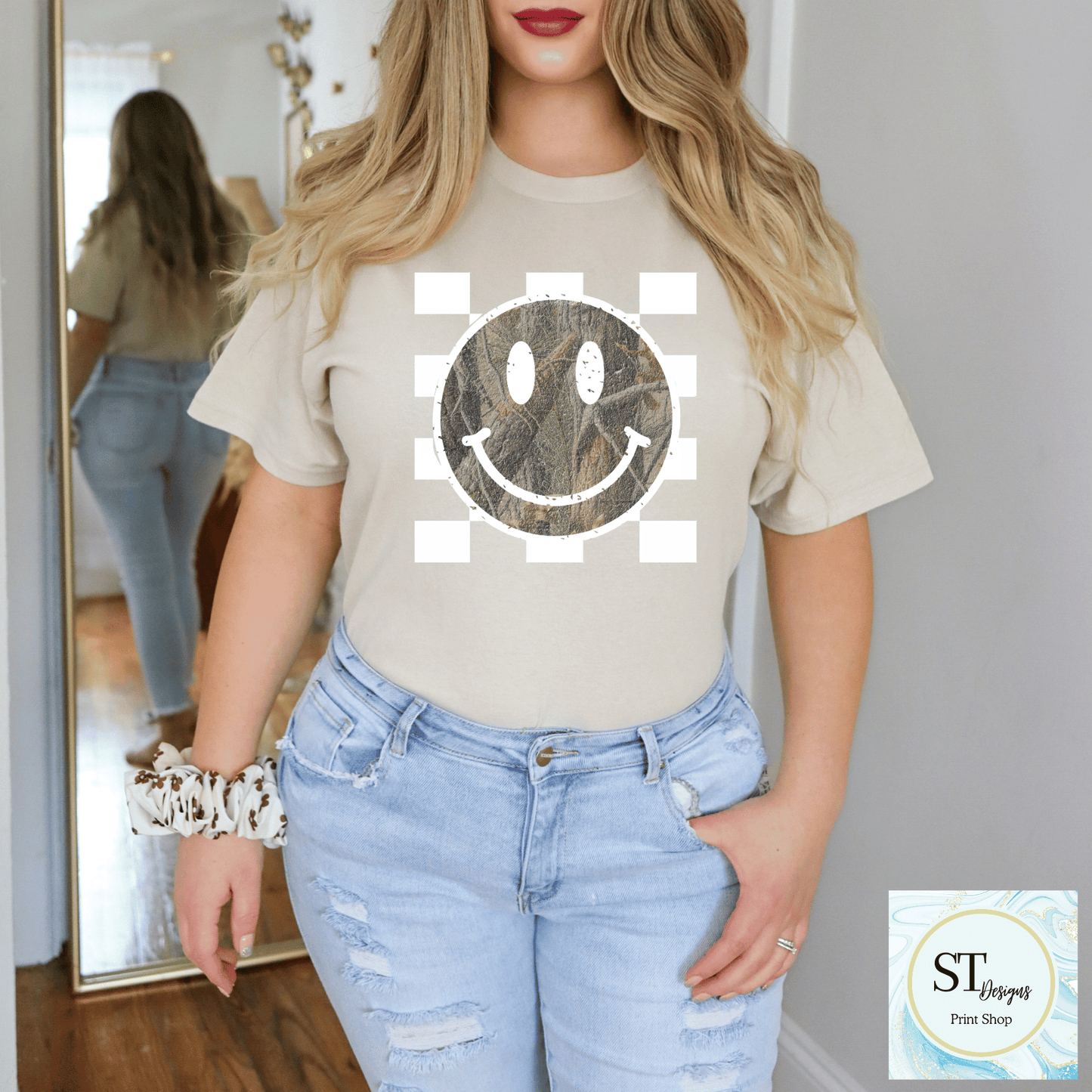 Pixel Camo Smile