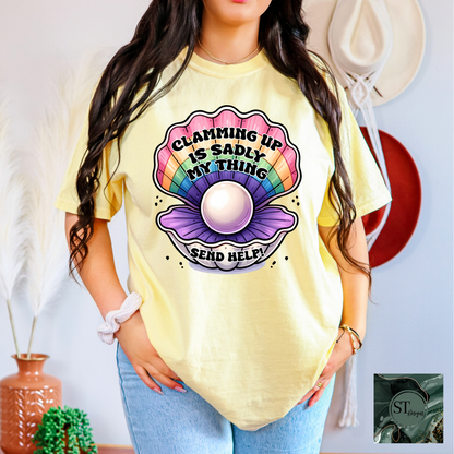 Clamming up is Sadly my Thing