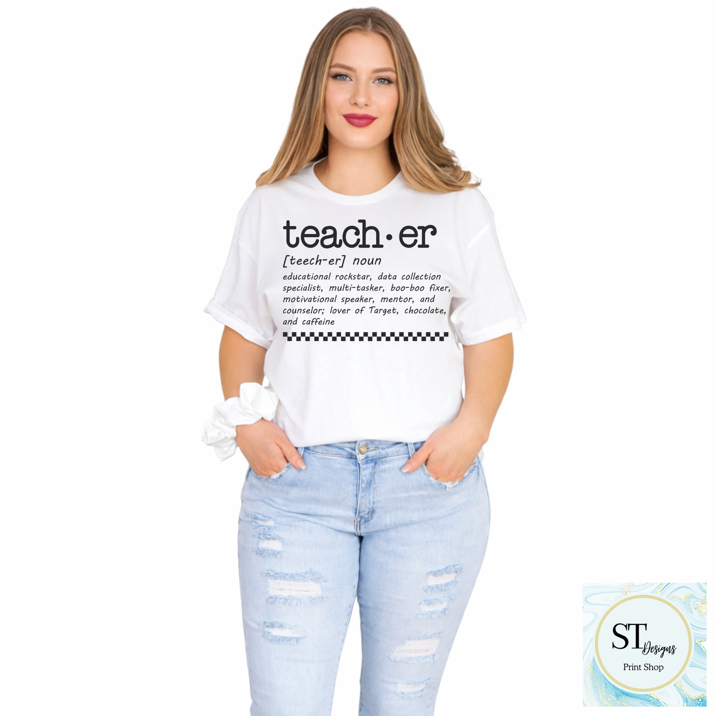 Teacher Definition Crewneck Sweatshirt | Funny Teacher Sweatshirt | Teacher Appreciation Gift | Unisex S-5XL