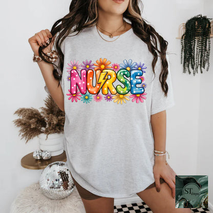 Nurse Rainbow Daisy