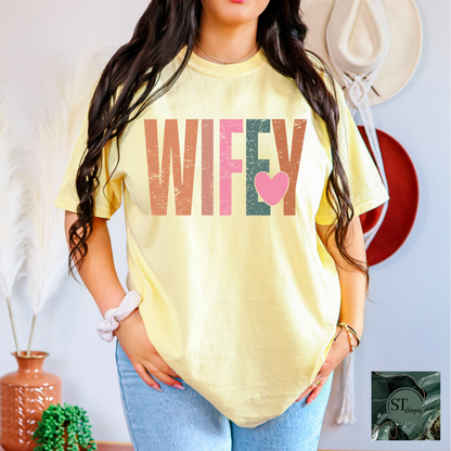 Wifey Colored Heart
