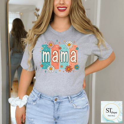 Retro Floral Mama Design