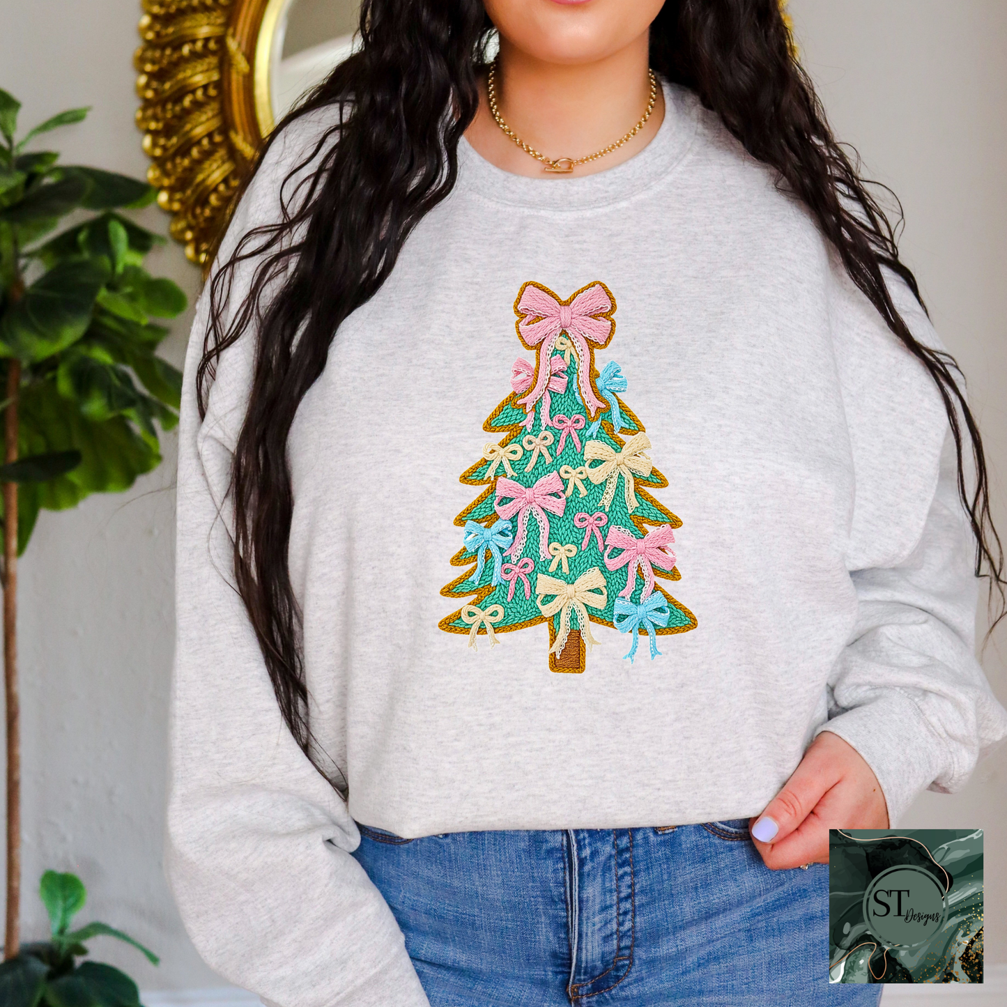 Christmas Tree Faux Yarn