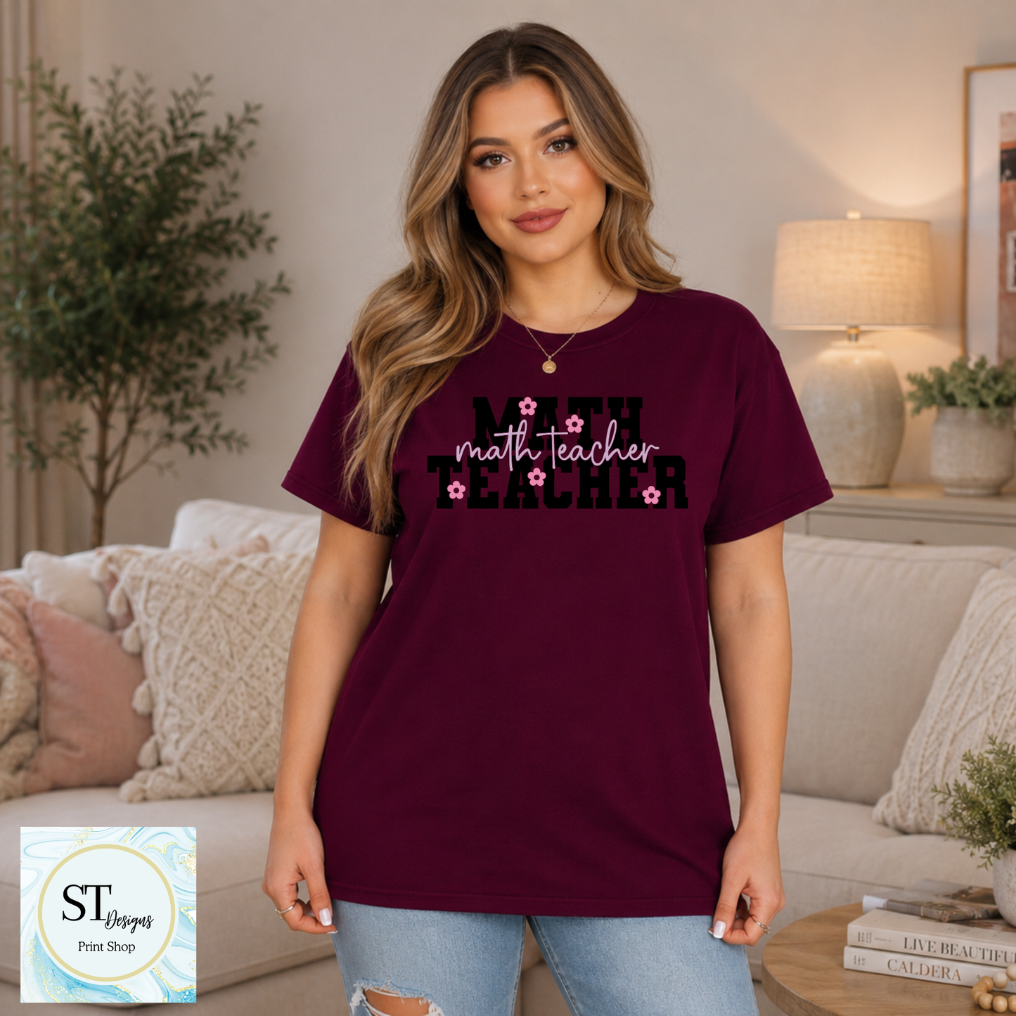 Math Teacher Graphic T-Shirt | Cute Math Teacher Shirt | Back to School Teacher Tee | Math Educator Gift | Unisex S-5XL