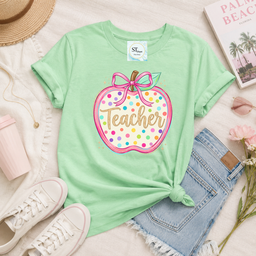 Preppy Teacher Apple