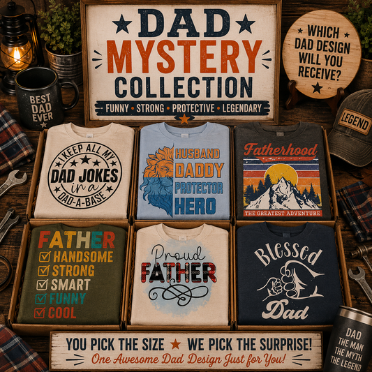 Dad Mystery Graphic Collection | You Pick the Size, We Pick the Surprise