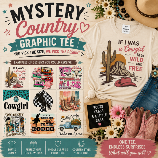 Country Mystery Graphic Collection | You Pick the Size, We Pick the Surprise