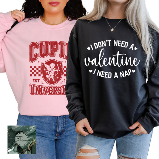 Valentines Day Crewneck Sweatshirt Mystery Bundle