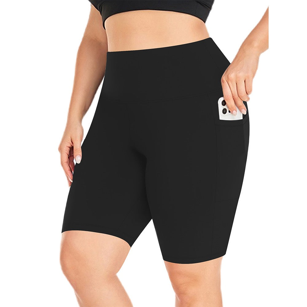 Plus Size Buttery Soft Biker Shorts 3 PACK
