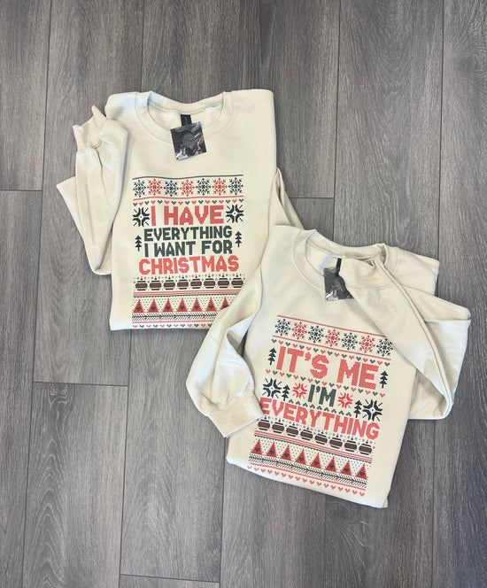 Couples Naughty Christmas Crewnecks