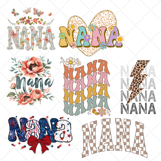 Mystery Nana Tee Surprise Graphic Shirt for Grandmas