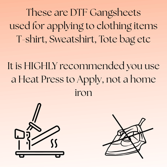 50" YOUTH Pre Made Easter Kpop DTF Gangsheet