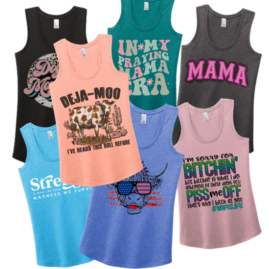 Tank Tops Relaxed Womans Fit regular and Plus sizes