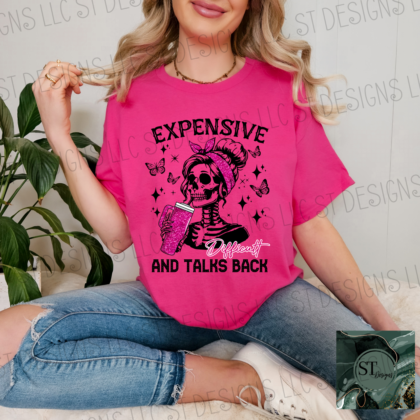 Expensive & Difficult and talks back Graphic tee or Pullover sweatshirt womenswear plus sized options