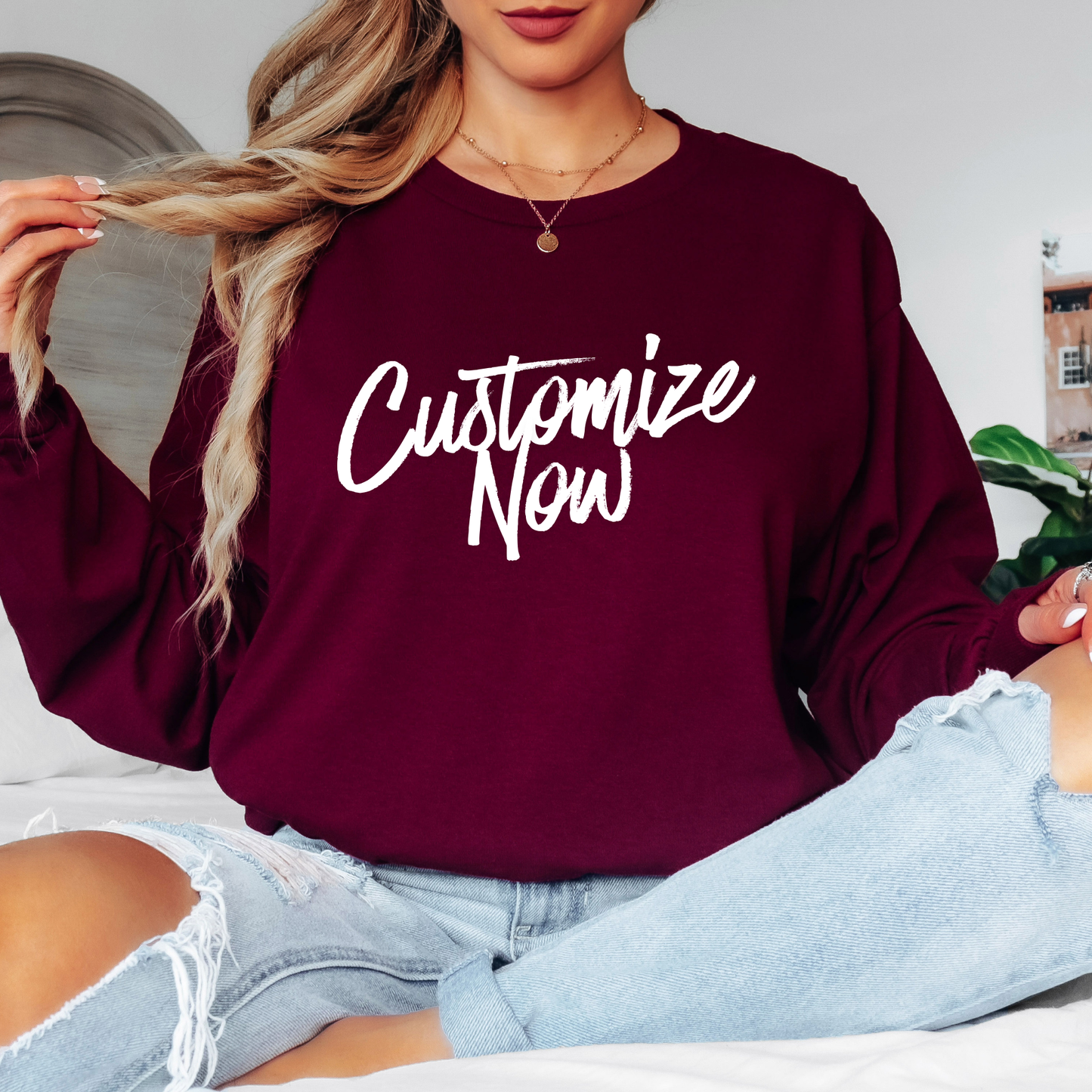 Build Your own Custom Long Sleeve T-Shirt Gildan