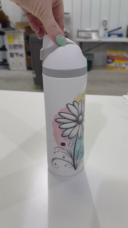 ST Designs- If you can dream it Water Bottle -24 oz sip and chug lid stainless steel