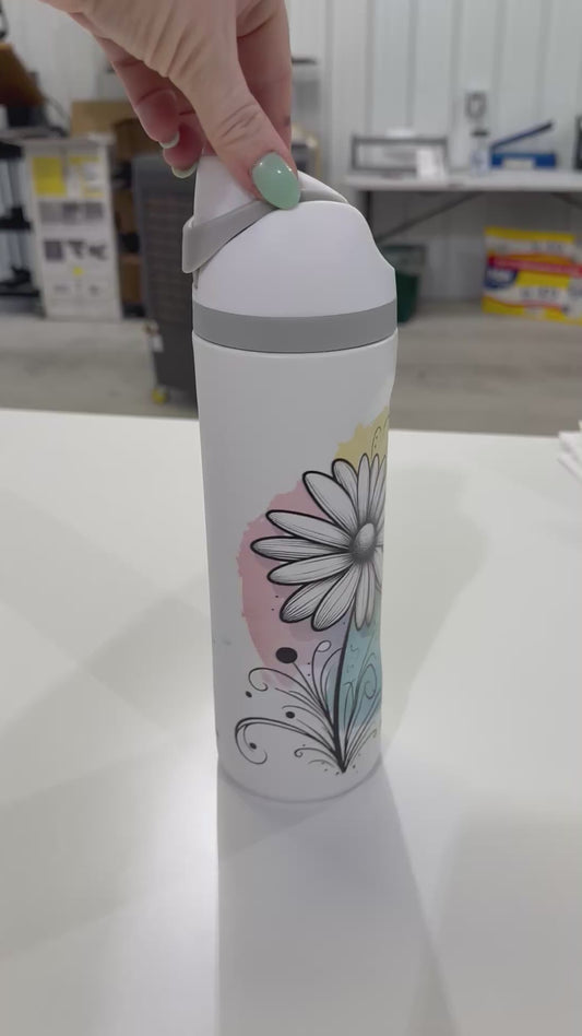 ST Designs- If you can dream it Water Bottle -24 oz sip and chug lid stainless steel