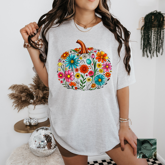 Floral Pumpkin