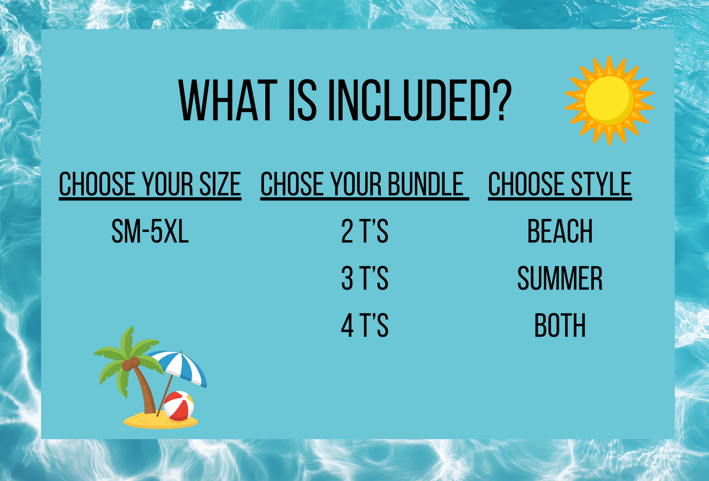Summer/Beach Mystery T-Shirt Bundle