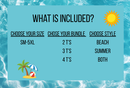 Summer/Beach Mystery T-Shirt Bundle