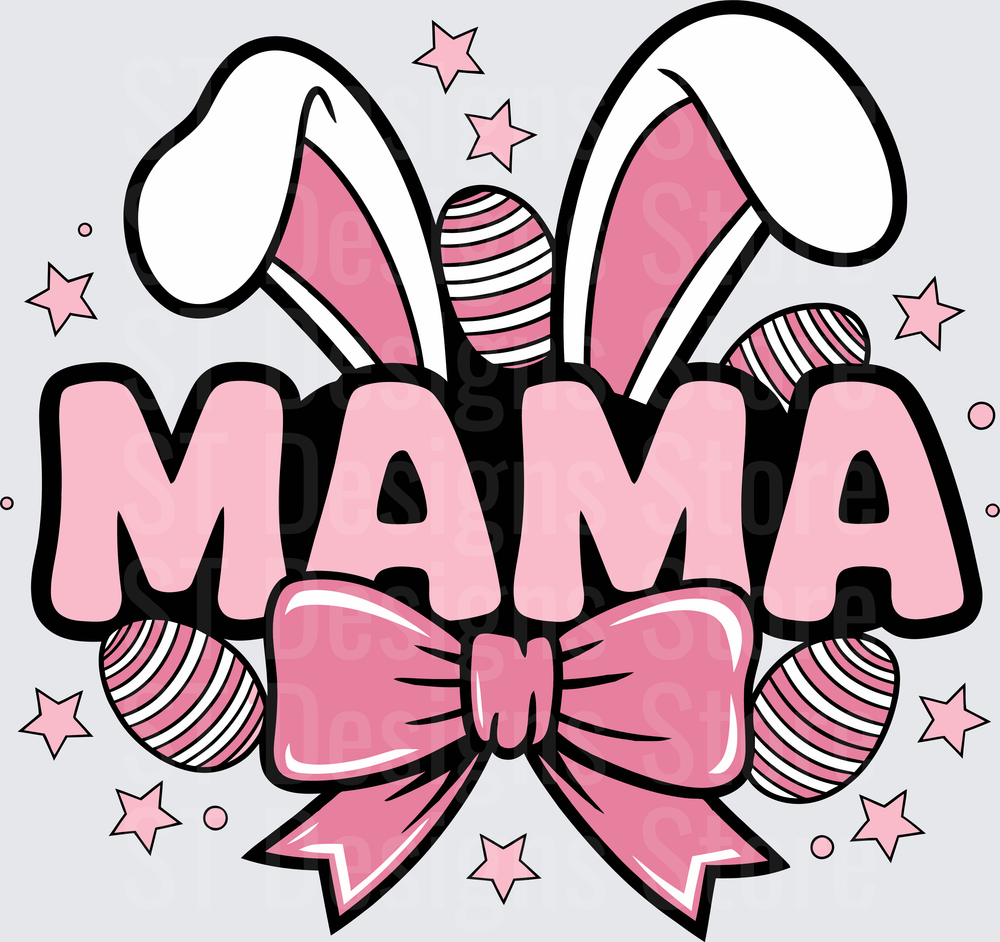 mama bunny ears pink