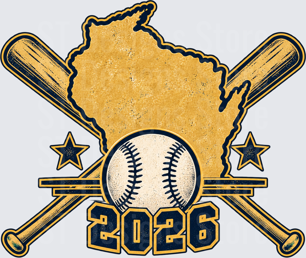 Wisconsin Vintage Baseball Emblem 2026
