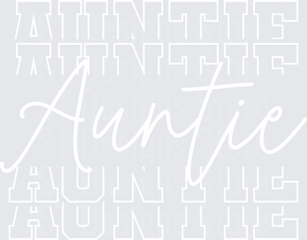 Auntie Stacked WHITE