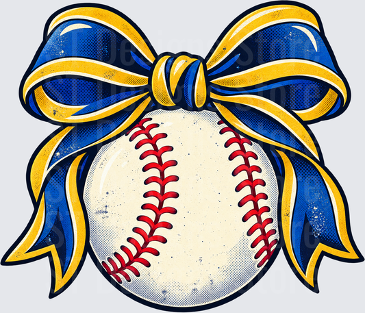 Coquette Baseball with Ribbon Bow