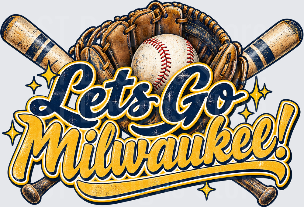 Vintage Milwaukee Baseball Fan Decal