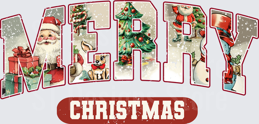 vintage merry christmas