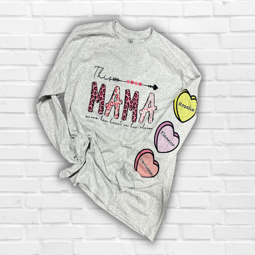 Mamma Hearts Customizable